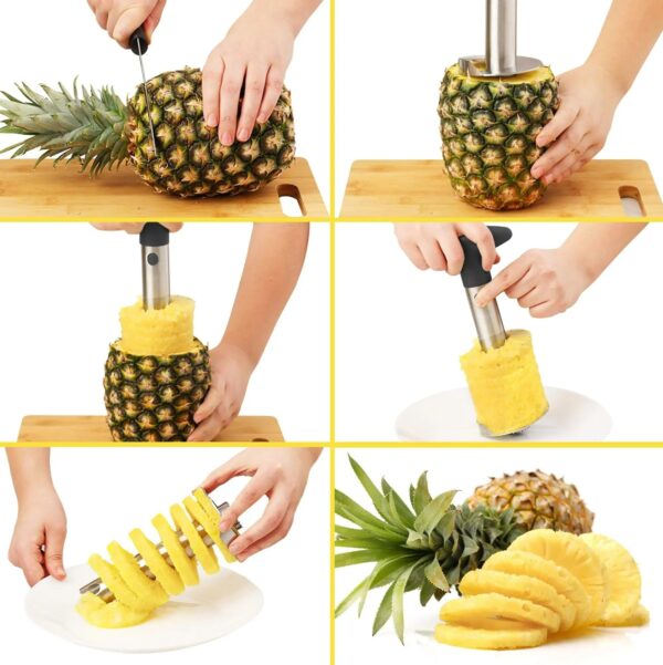 Stainless Steel Pineapple Slicer - Image 5