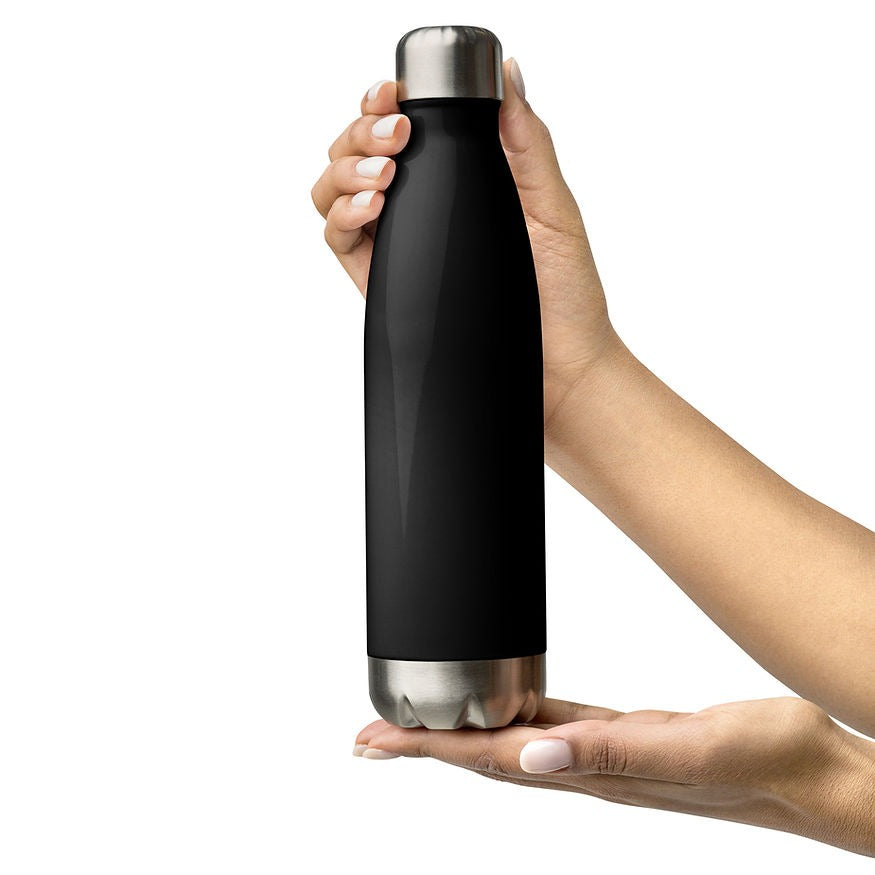 Double Wall Vacuum Insulated Stainless Steel Bottle (1L)(Black)