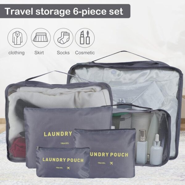 Laundry Travel Organiser Set (6 pcs) - Image 3