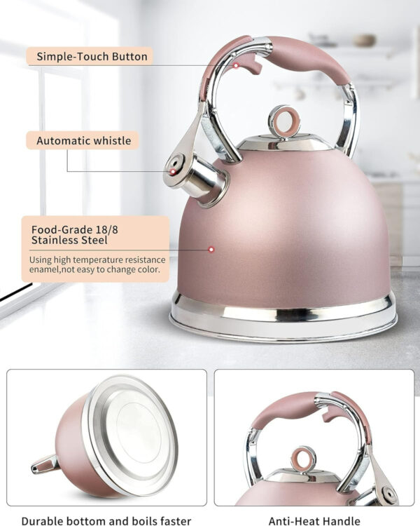 Whistling Stove Top Tea Kettle (3L) - Image 3