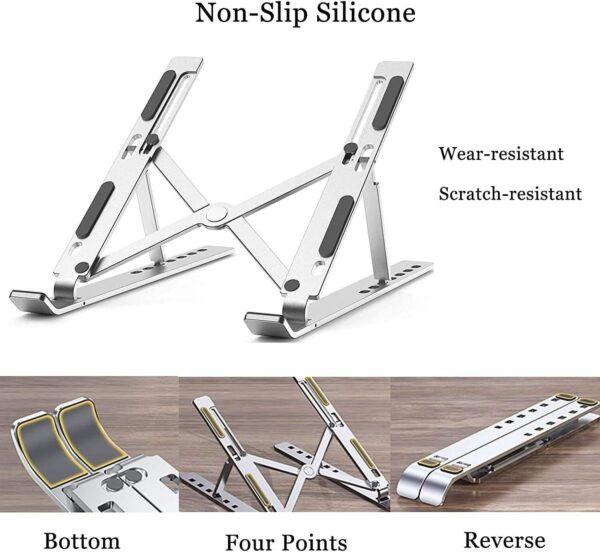 Adjustable Aluminium Foldable Notebook Stand