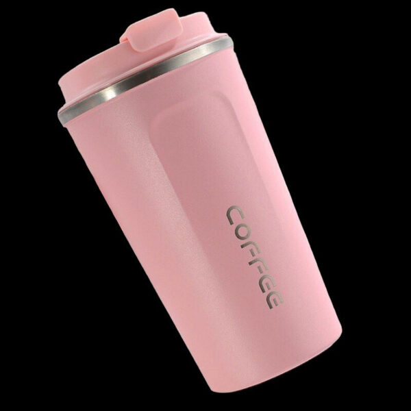 Double Stainless Steel Thermos Coffee Cup (500ml) - Image 5