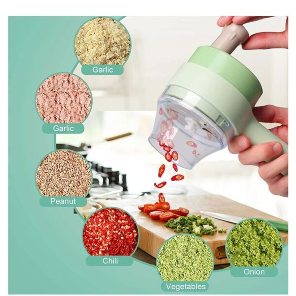 4in1 Electric Handheld Vegetable Cutter - Image 2