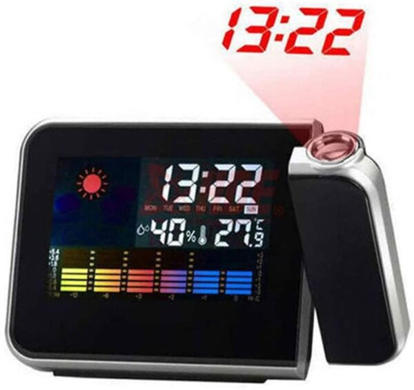 Digital Weather LCD Projector Clock - Image 4