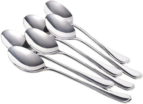 Stainless Steel Dessert Spoon Set (6 pcs)