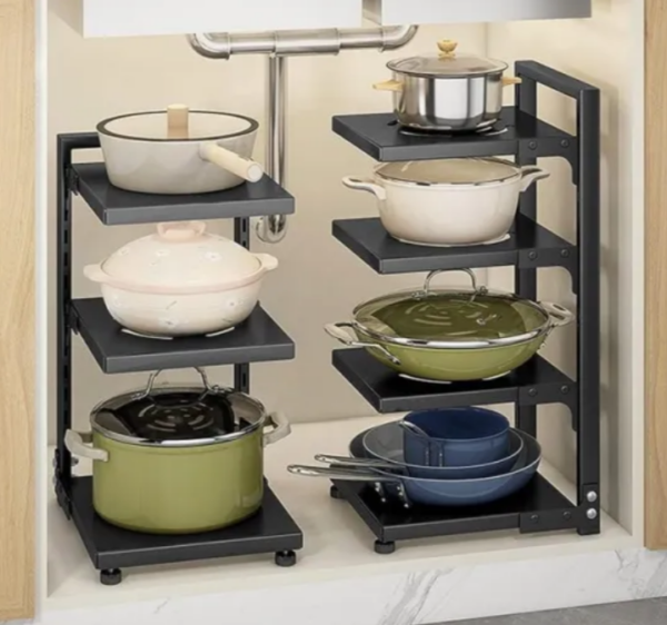 Cookware Organiser Storage Rack - Image 5