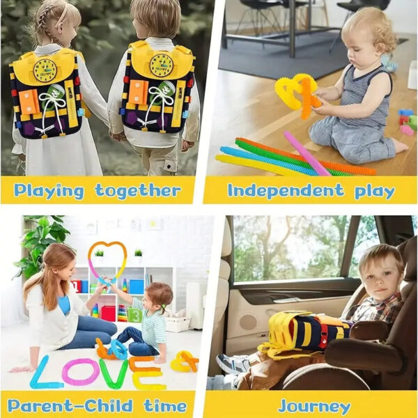 Children's Felt Toy Backpack - Image 4