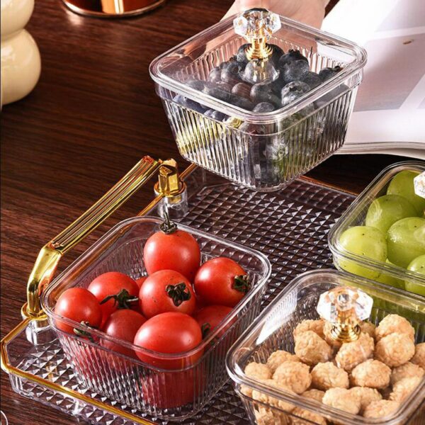 Multifunctional Snacks Dish Tray (6 Bowls) - Image 3