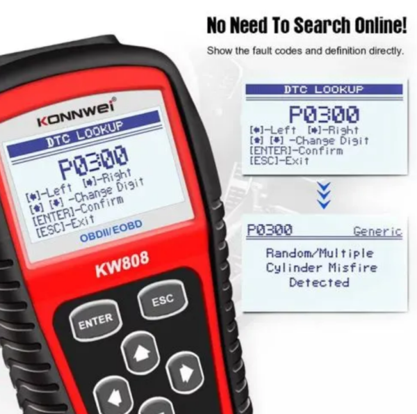 Scanner Car Code Reader Tester Diagnostic - Image 5