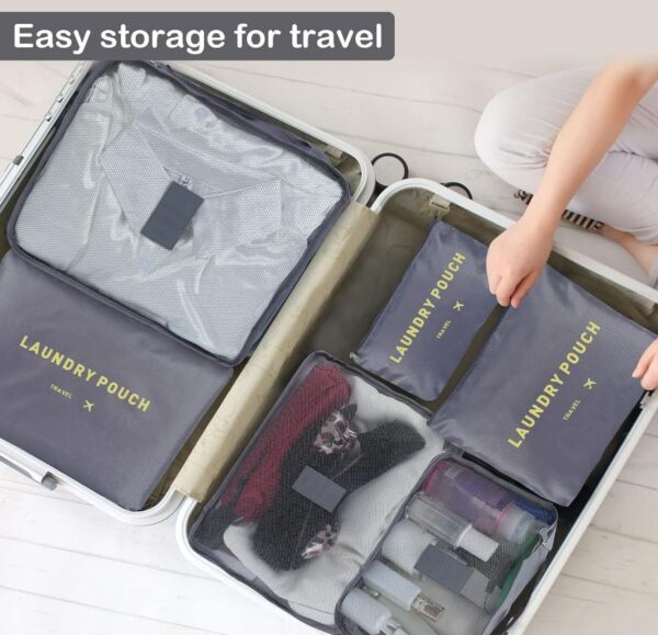 Laundry Travel Organiser Set (6 pcs) - Image 4