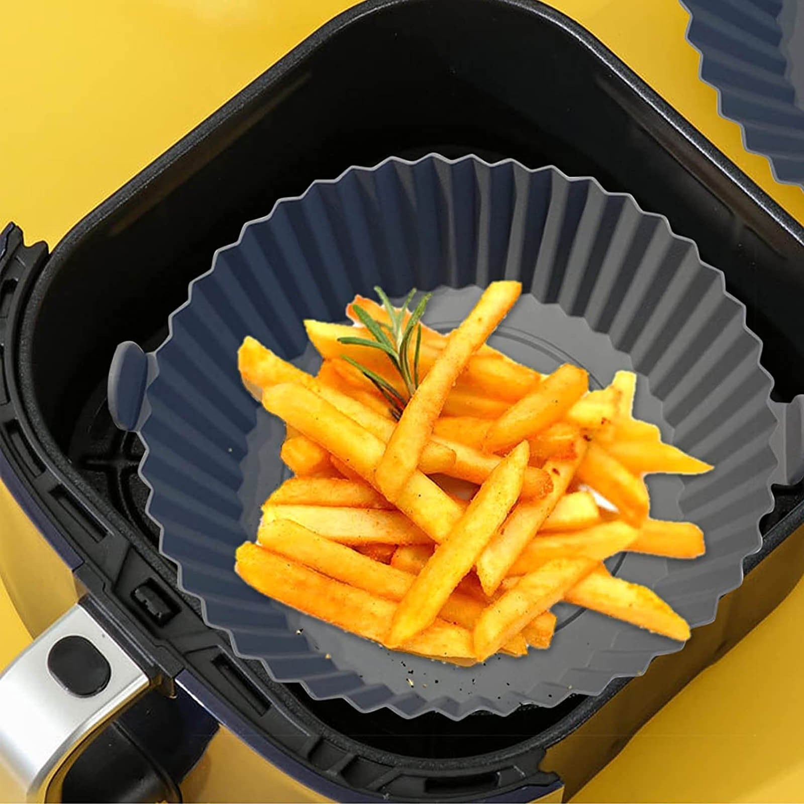 Round High Quality Silicone Air Fryer Tray Liner (20cm)(Each)