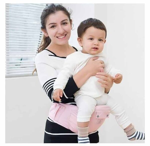 Lightweight Breathable Baby Carrier with Hip Seat - Image 3