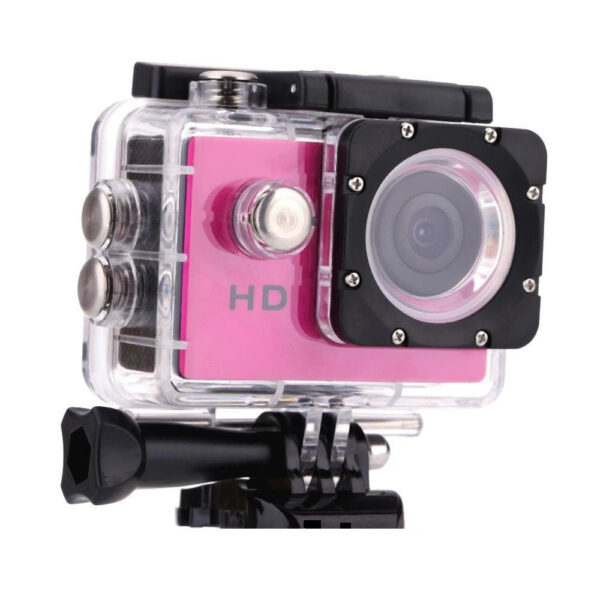 Ultra HD Sports Waterproof Camera (Pink)