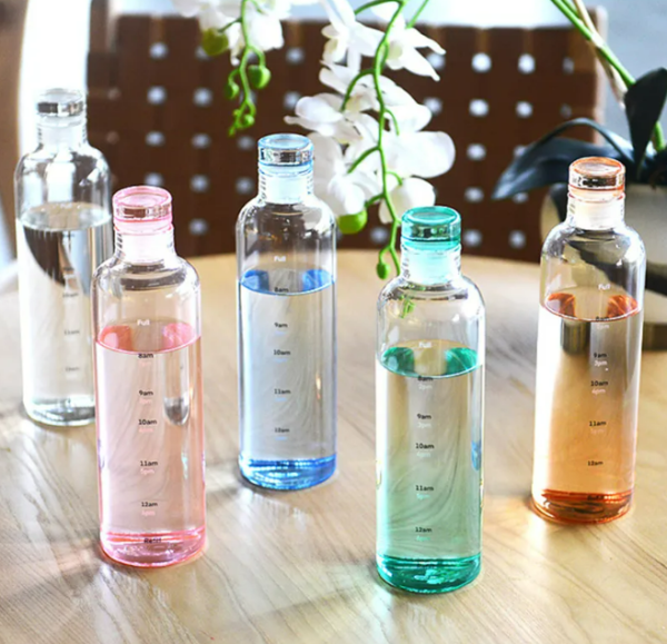 Transparent Motivational Water Bottle (500ml) - Image 5