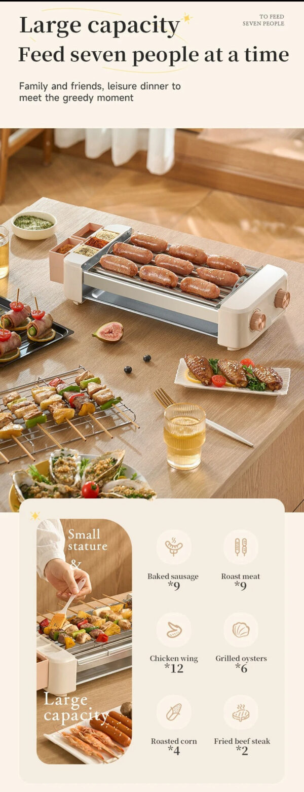 Household Electric Hot Dog Grill - Image 3