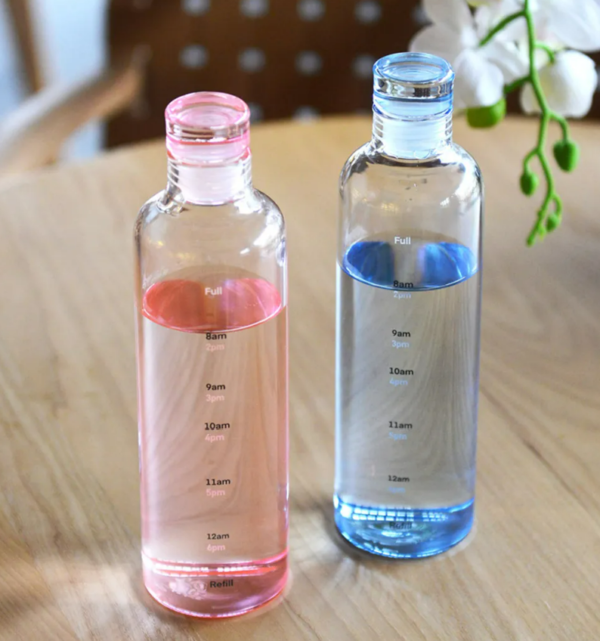 Transparent Motivational Water Bottle (500ml) - Image 4