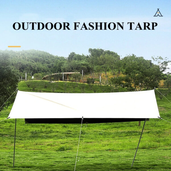 Outdoor Camping Awning Shelter Tarp - Image 4