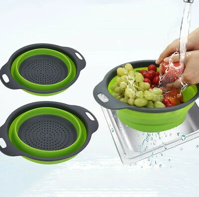 Collapsible Filter Basket Colanders (2 pcs)