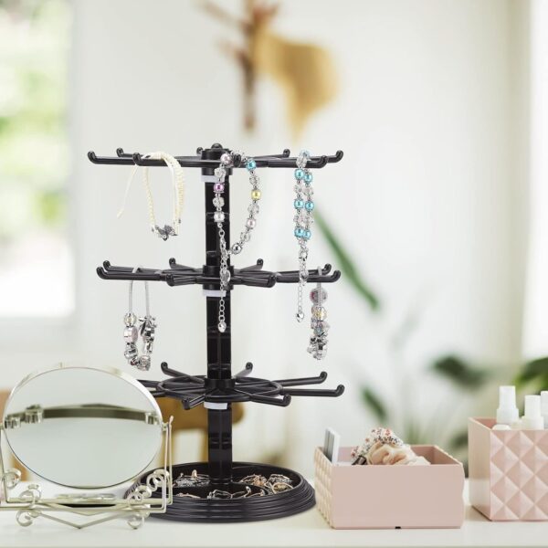 Rotating Jewelry Display Holder (3 Tier) - Image 4