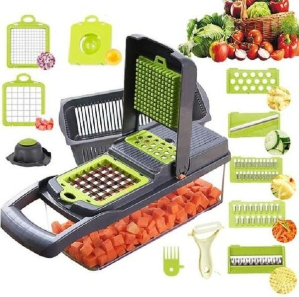 Classic Vegetable Chopper Slicer Dicer (14pcs)