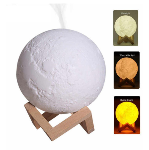 3D Moon Lamp Air Humidifier (13cm) - Image 5