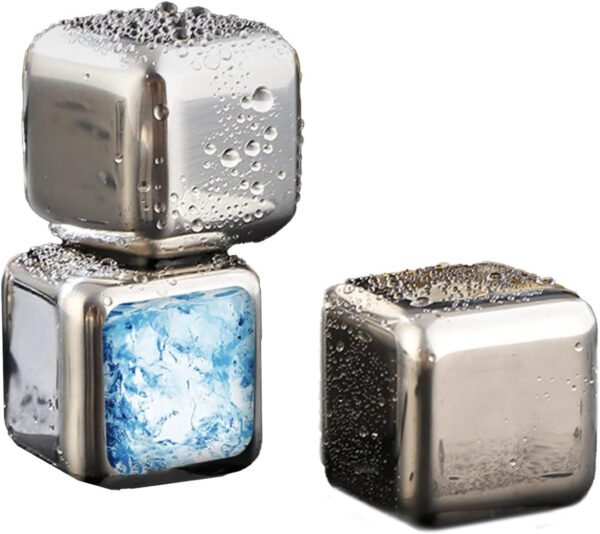 Reusable Stainless Steel Ice Cubes (8 pcs) - Image 13