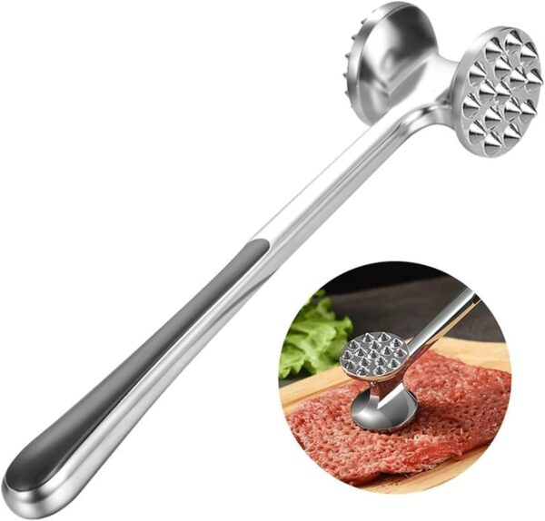 Elegant Dual Sided Meat Tenderizer Hammer