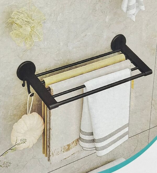 Wall Mounted Towel Holder Rack - Image 3