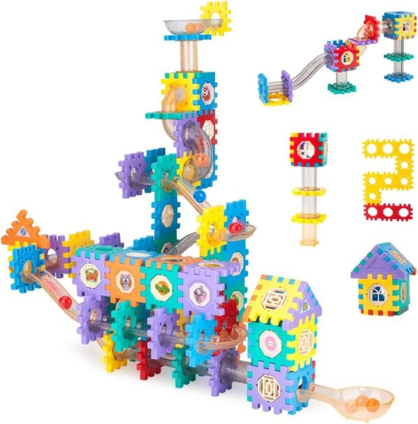 Marble Run Race Track Building Blocks (128pcs) - Image 3