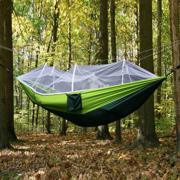 Outdoorsman's Hammock With Mosquito Net - Image 3