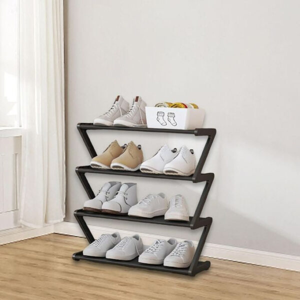 Z-Shape Shoe Stand Organizer (4 Tier) - Image 4