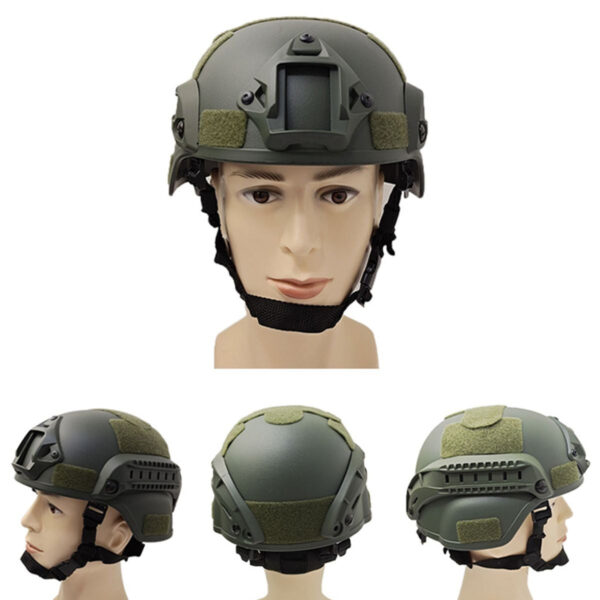 Universal Tactical Helmet with Side Rail - Image 4