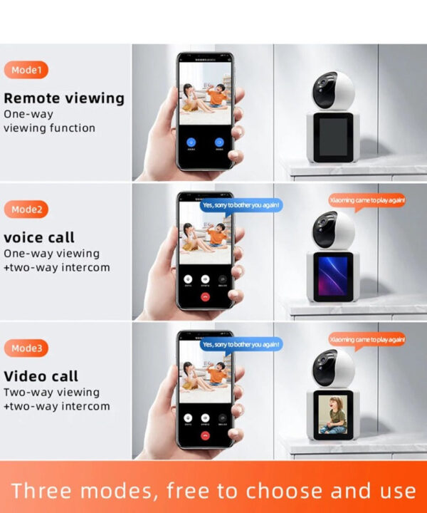 2 Way Wireless One Click Video Call Nanny Cam With 2.8" Screen - Image 5