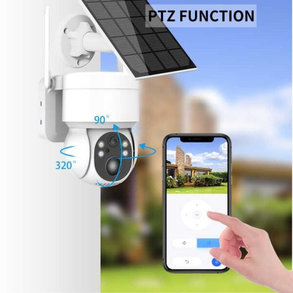 Solar Powered Smart Wi-Fi Wireless Security Camera - Image 4