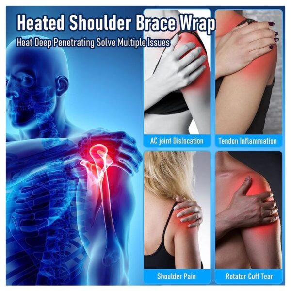 Heated Shoulder Brace Wrap - Image 3