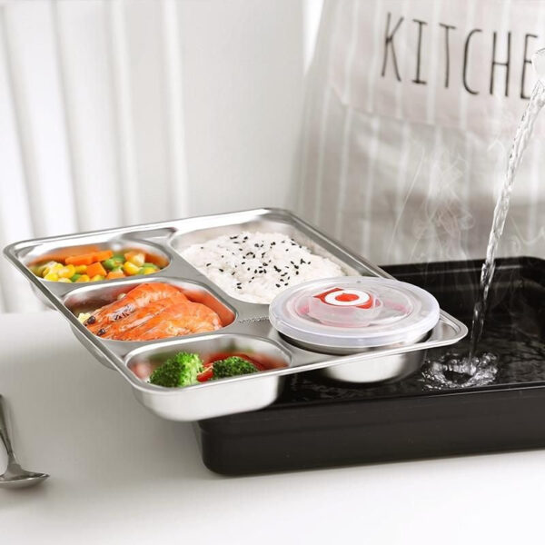 Stainless Steel Lunch Box (5 Compartment) - Image 4