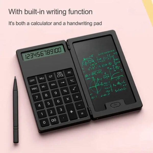 Professional Mini Smart Calculator With Writing Note Pad - Image 3