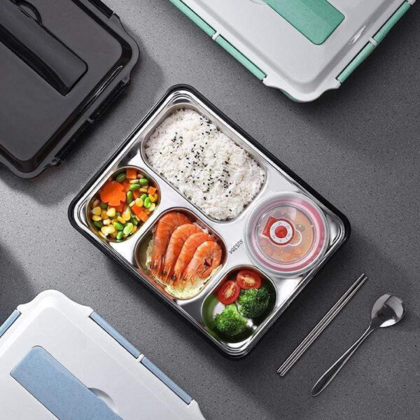 Stainless Steel Lunch Box (5 Compartment) - Image 3