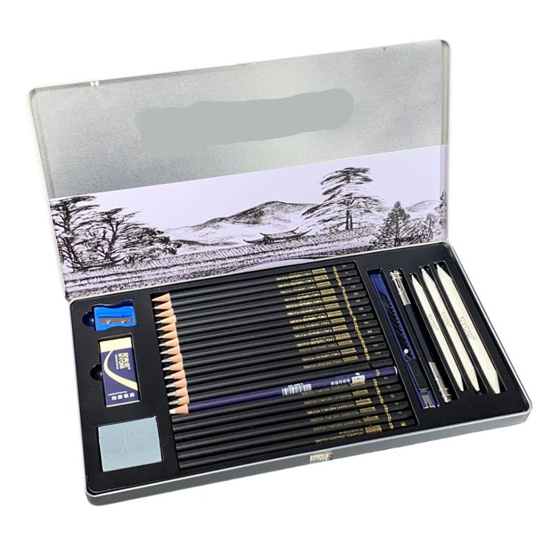 29 Piece Quality Sketch Pencil Set