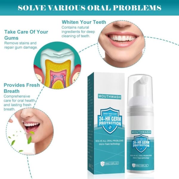 Teeth Whitening Mouthwash Foam - Image 3