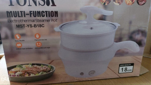 Multifunctional Electric Steamer Pot (18cm) - Image 3