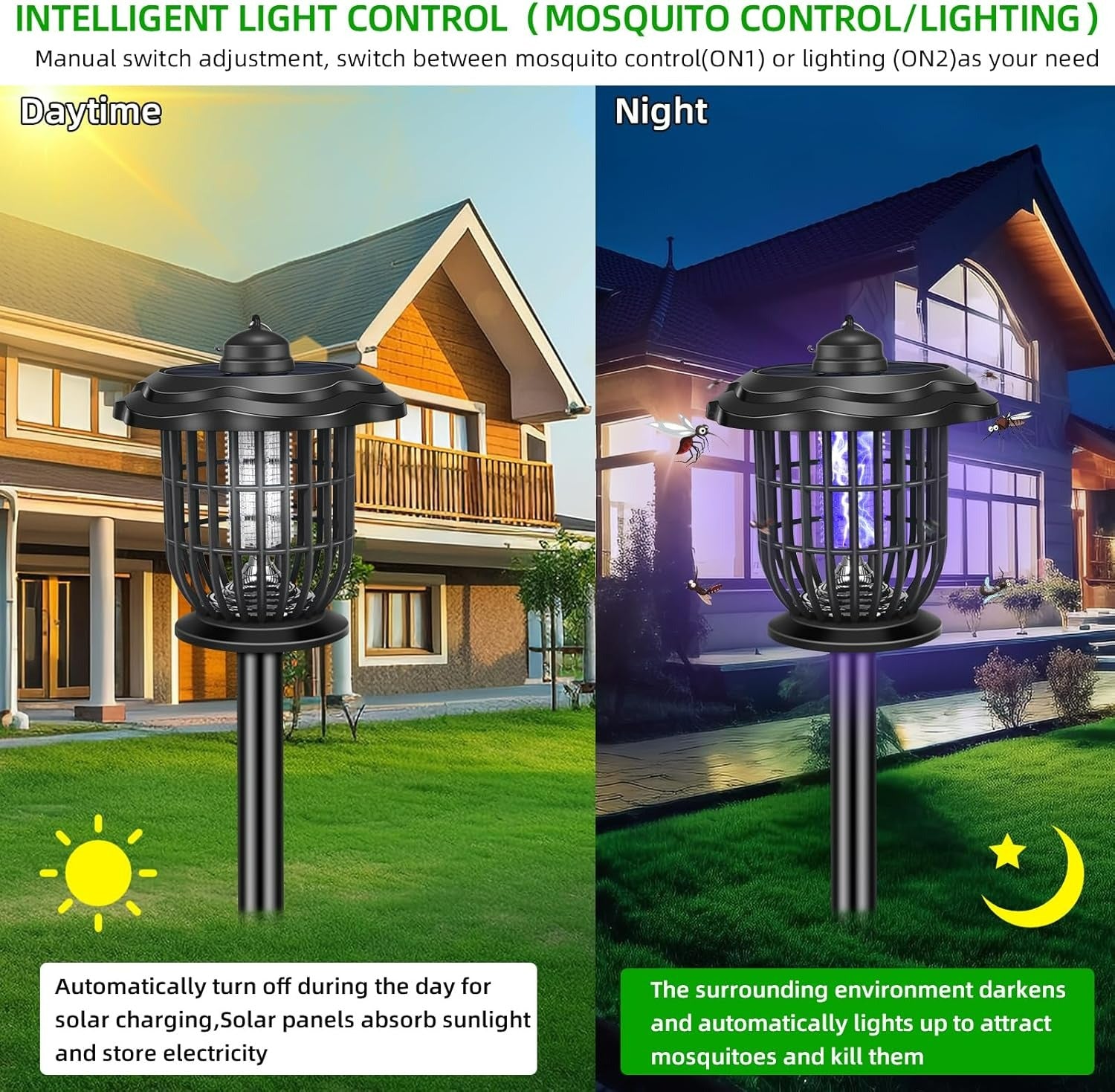 Garden Pathway Solar Mosquito Lamp (Each)